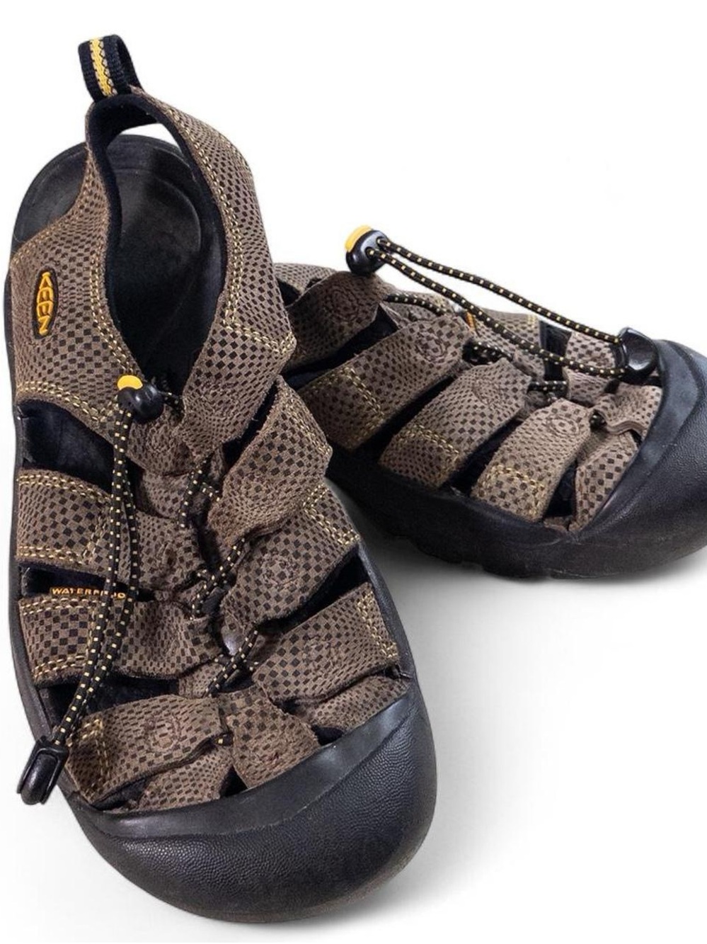 KEEN Newport H2 Brown Checkered Water Sandals Men’s 6 Women’s 8